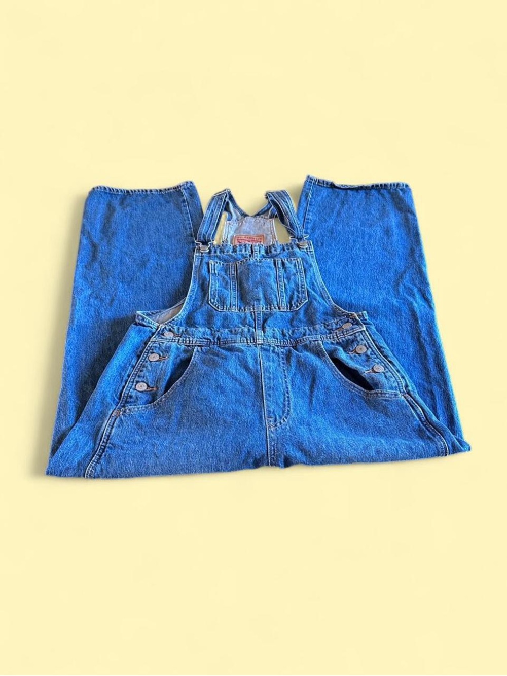 Levi’s T3 Utility Loose Denim Overalls Medium Wash Women’s Size L